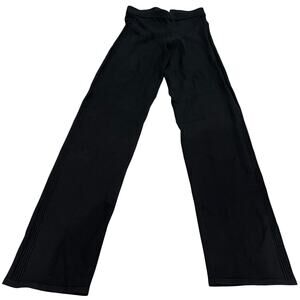 Good American Knit Black Flare Pants Size 2